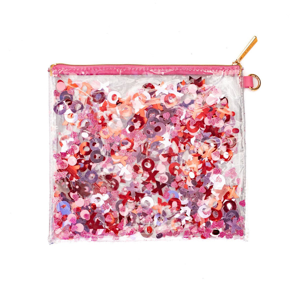 XOXO Confetti Everything Pouch