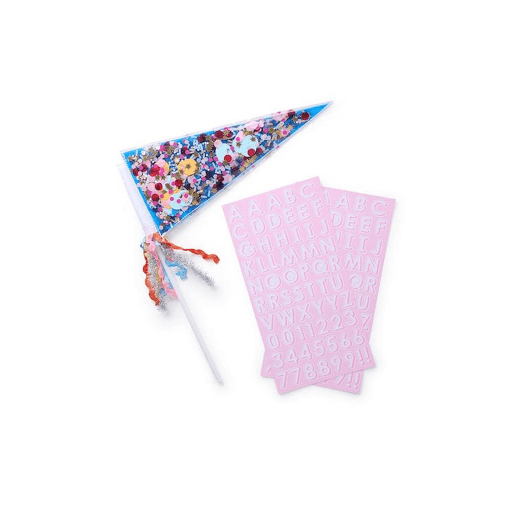 Customizable Confetti-filled Pennant Kit