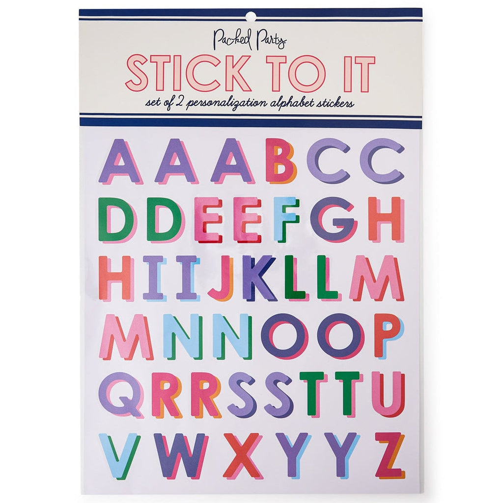 Vinyl Letter Sticker Pack