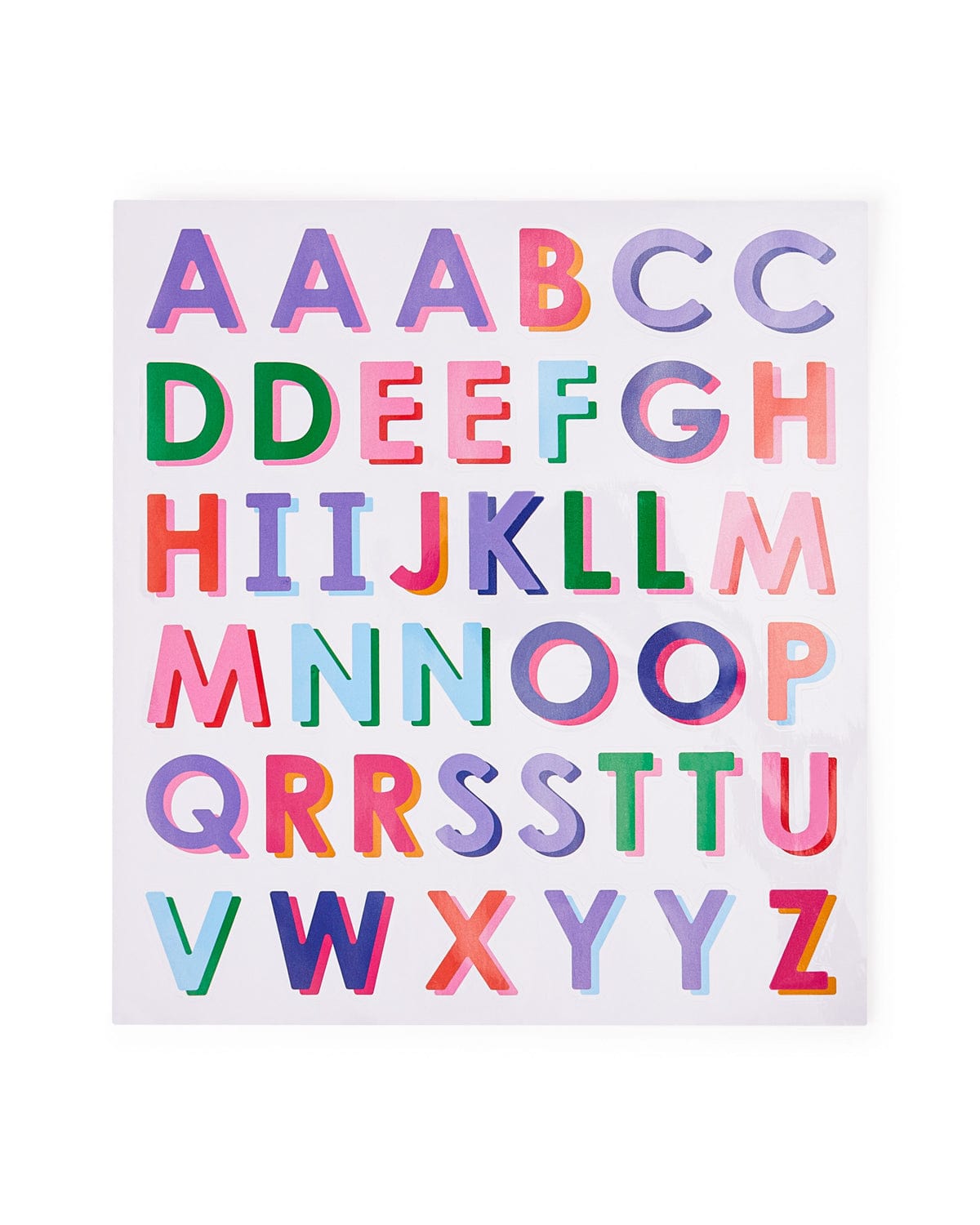 Vinyl Letter Sticker Pack