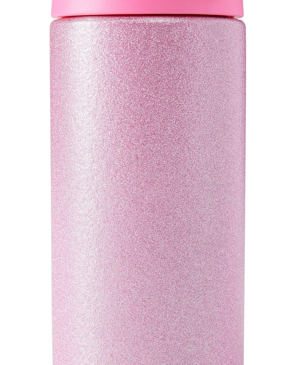 Pink Stainless Steel Glitter Water Bottle