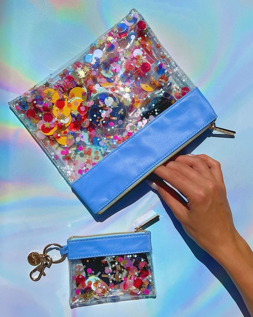 Multicolor Confetti Everything Pouch