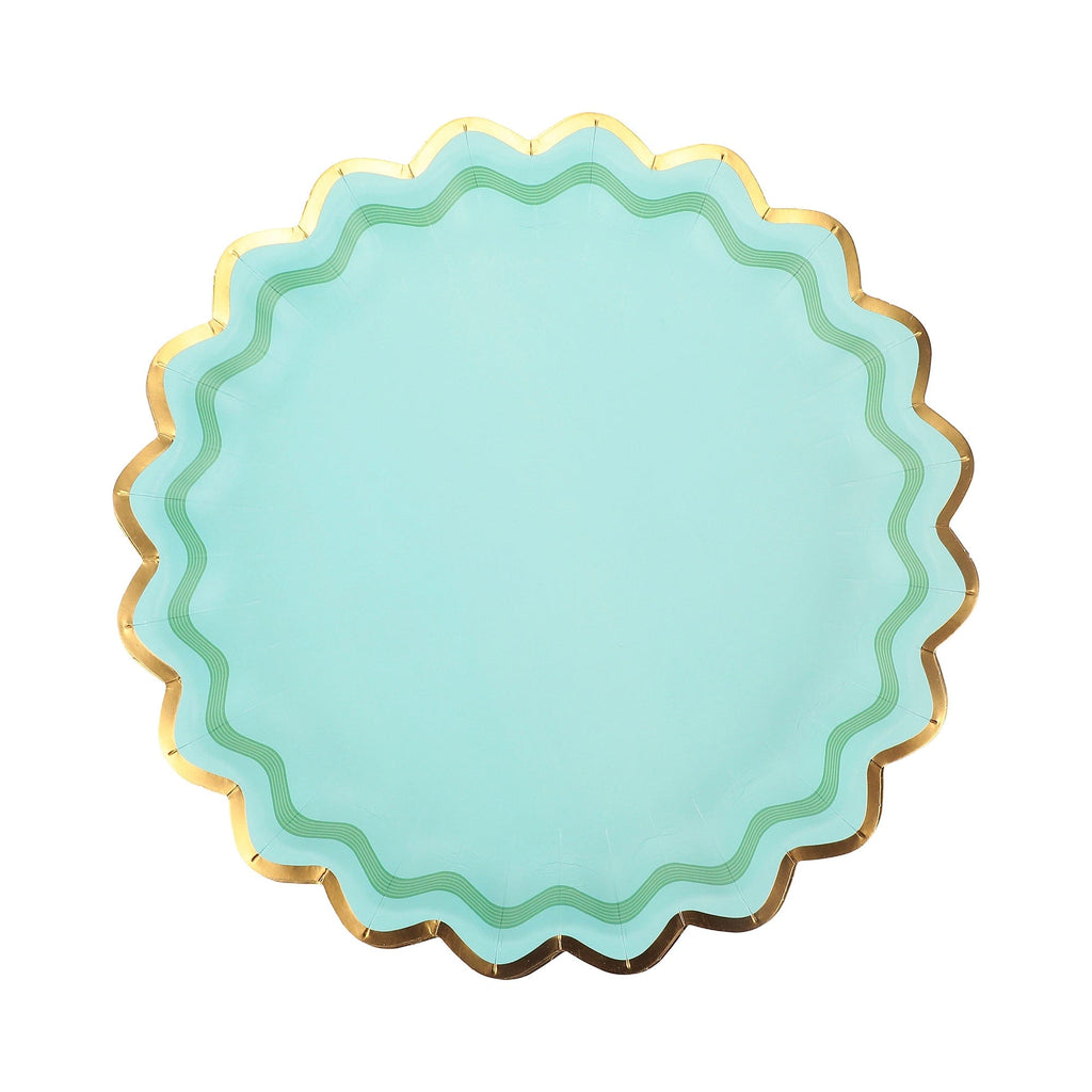 Rainbow Ric Rac Assorted Dinner Plates (10 count)