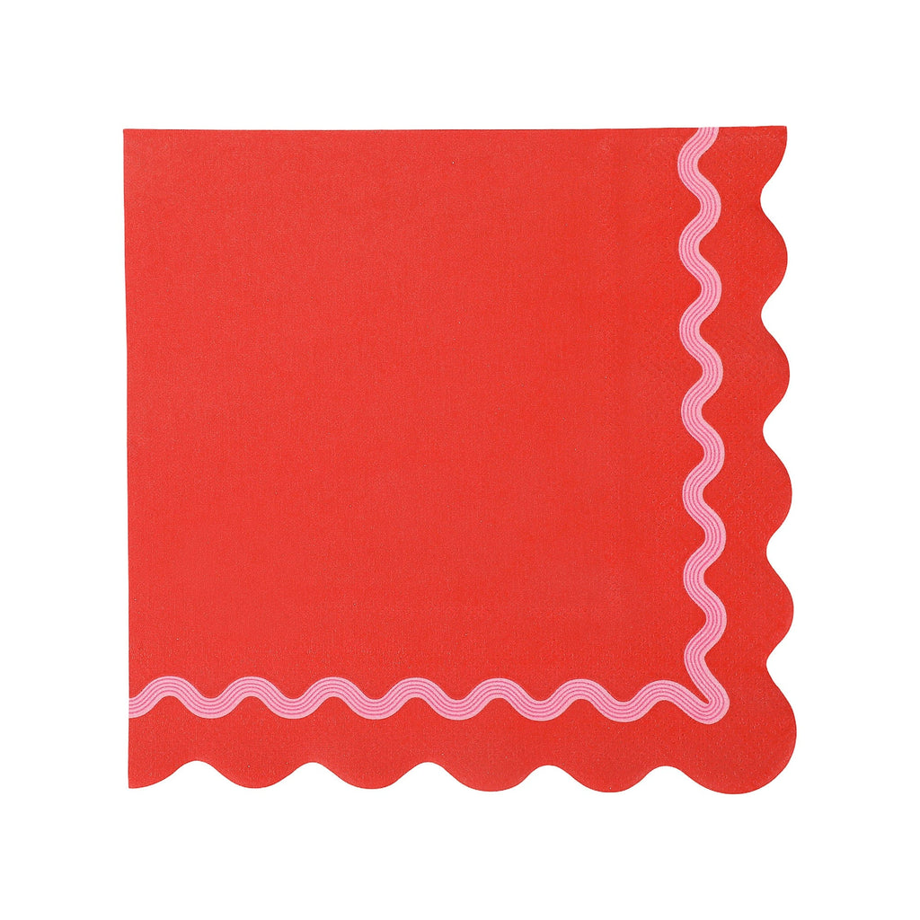 Rainbow Ric Rac Assorted Lunch Napkins (20 count)