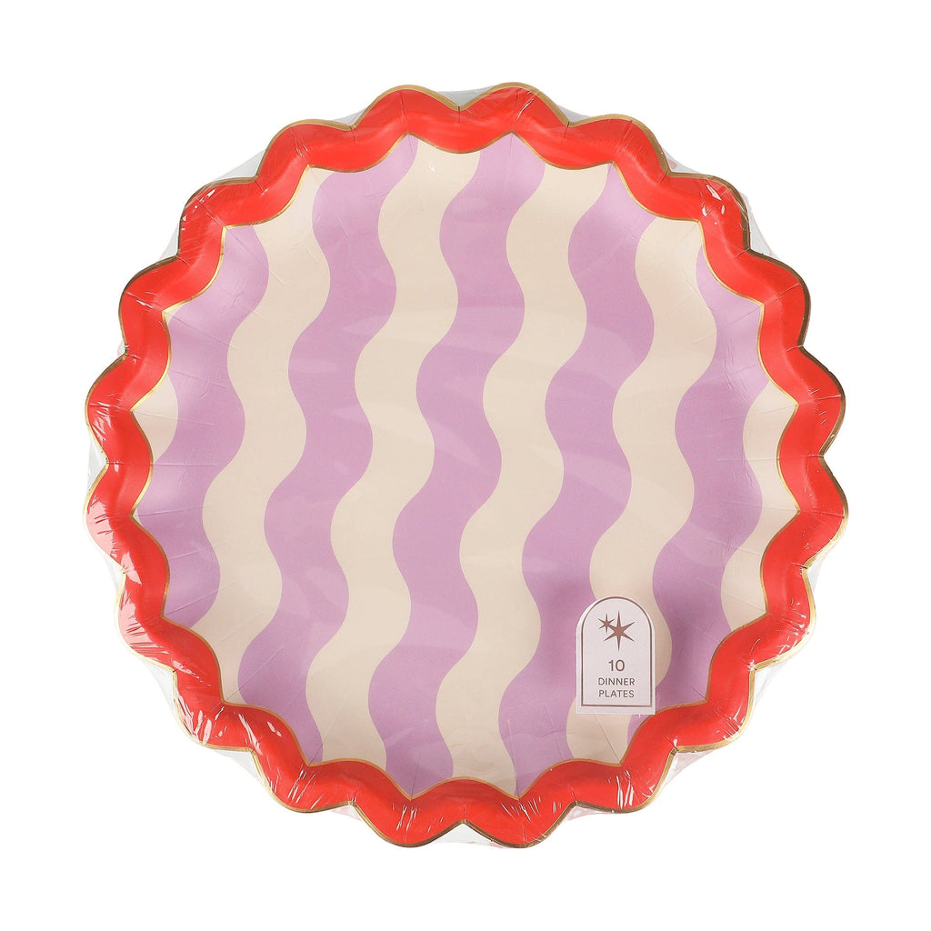 Wavy Wishes Dinner Plates (10 count)