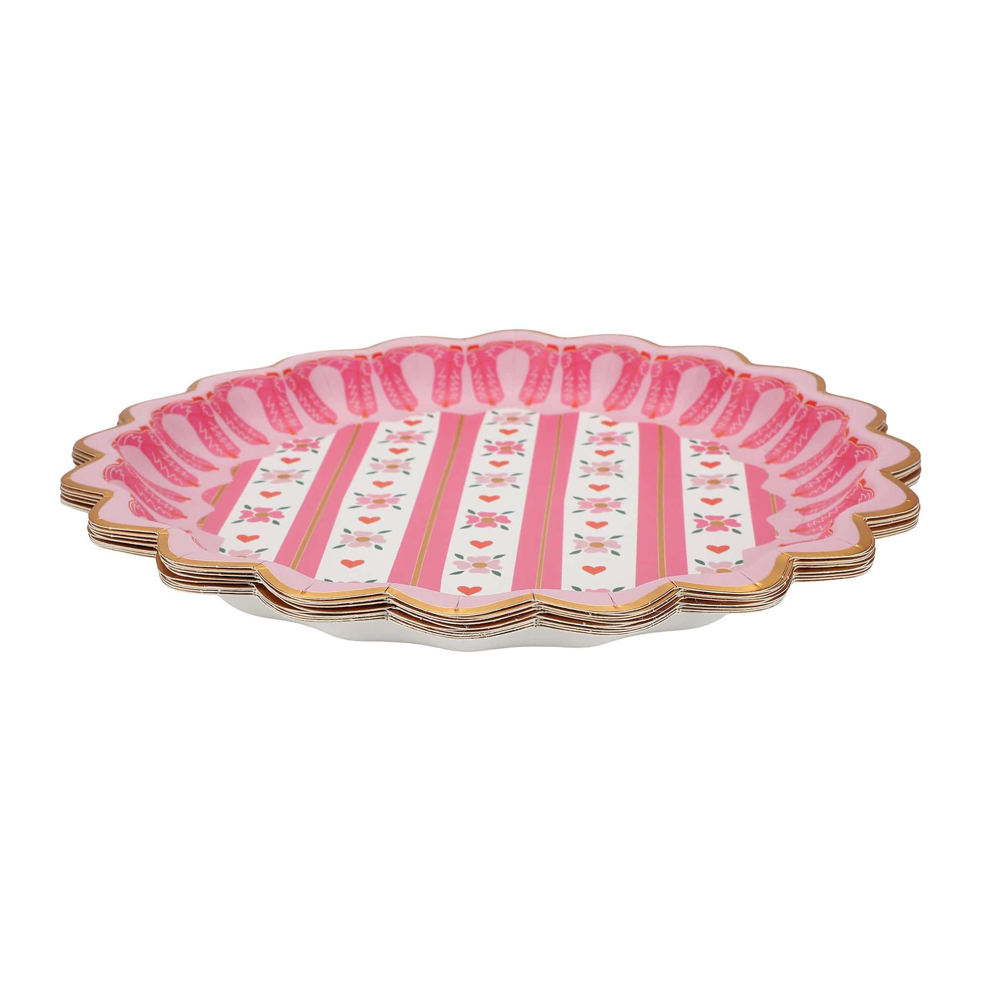 Boot Scoot Blooms Dinner Plates (10 count)