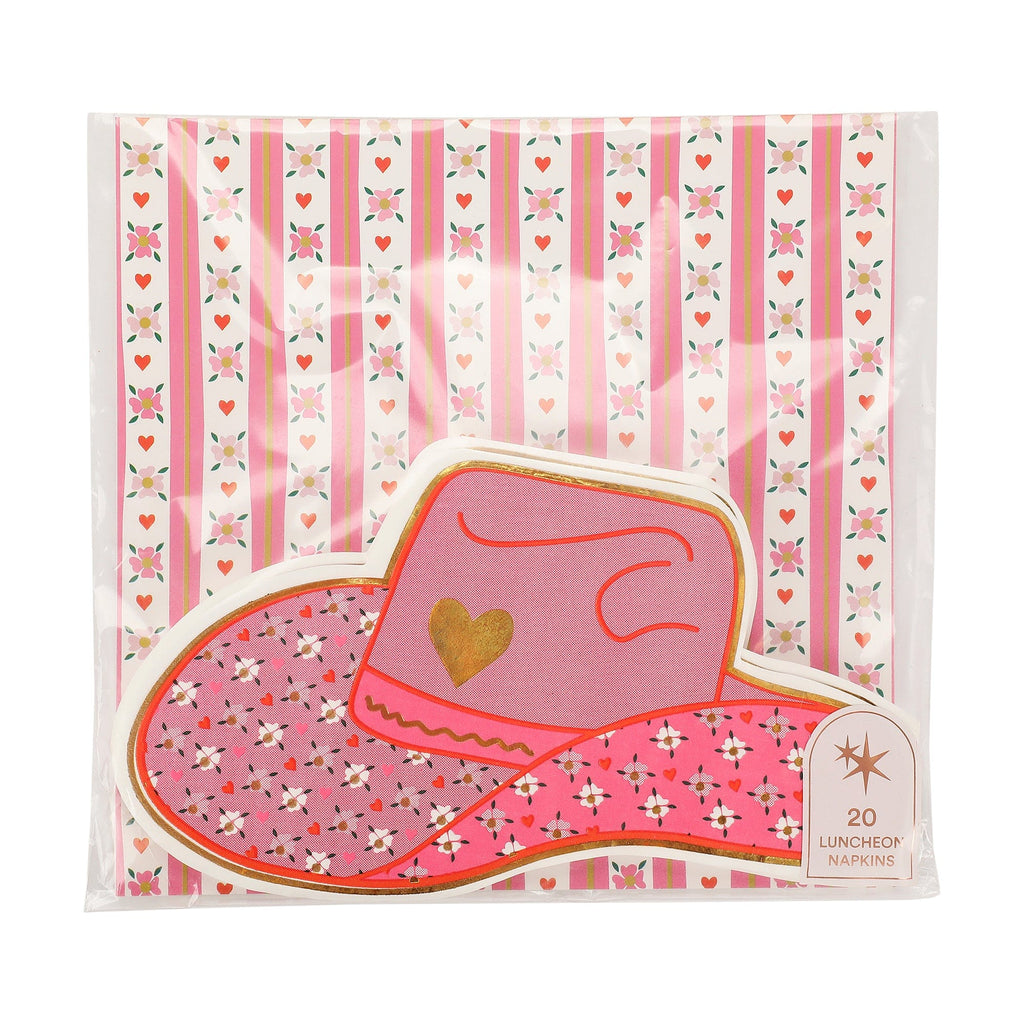 Cowgirl Hat Cocktail Napkins (20 count)