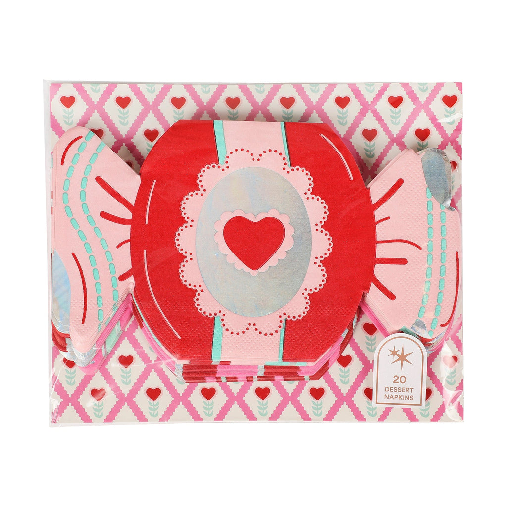 Sweetheart Candy Shaped Napkins (20 count)