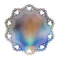 Sweetheart Iridescent Doily Placemats (10 count)
