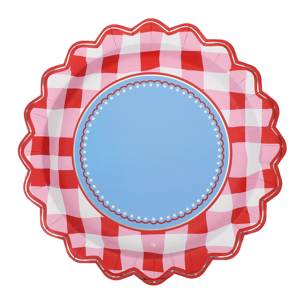 Picnic Perfect Gingham Dinner Plates (10 ct)