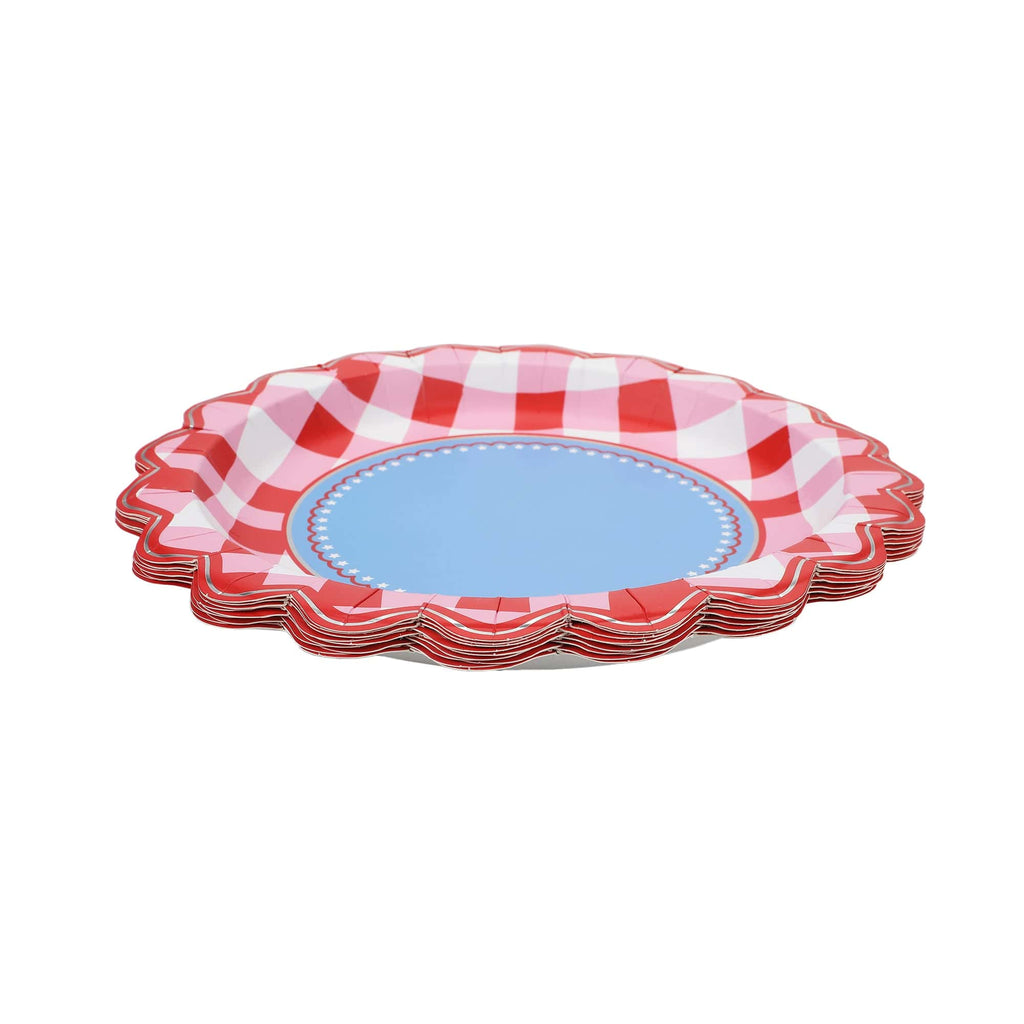 Picnic Perfect Gingham Dinner Plates (10 ct)