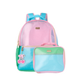 Color Block Jelly Backpack and Lunchbox Bundle