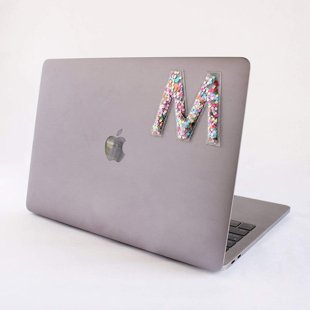 Confetti Letter Stickers - Adhesive Patches